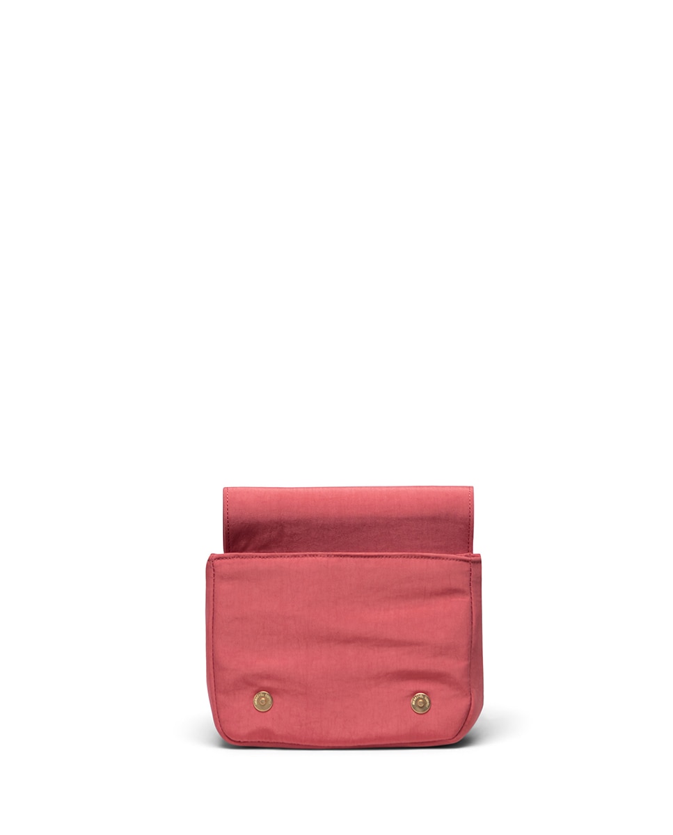 Bandolera mujer herschel 1 l en tejido ecológico combinado con piel vegana - Naranja Naranja-2