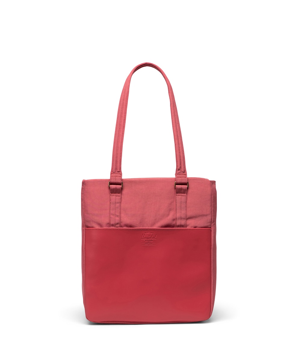 Bolso mujer herschel 8 l en tejido ecológico combinado con piel vegana - Rosa Rosa-1