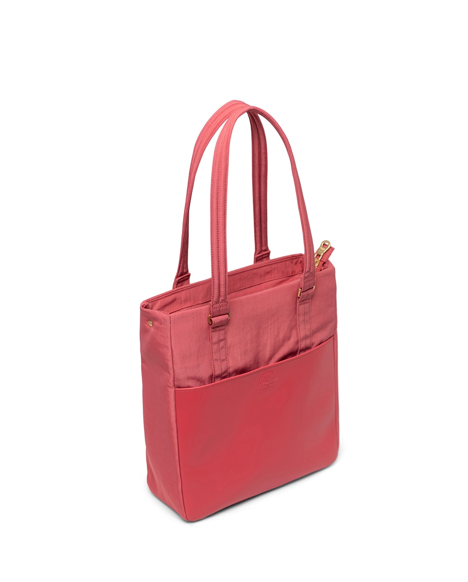 Bolso mujer herschel 8 l en tejido ecológico combinado con piel vegana - Rosa Rosa-2