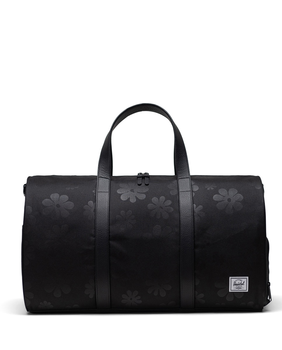 Bolsa de viaje hombre de 46 l de tejido reciclado negro con cremallera - Herschel - Negro Negro-1
