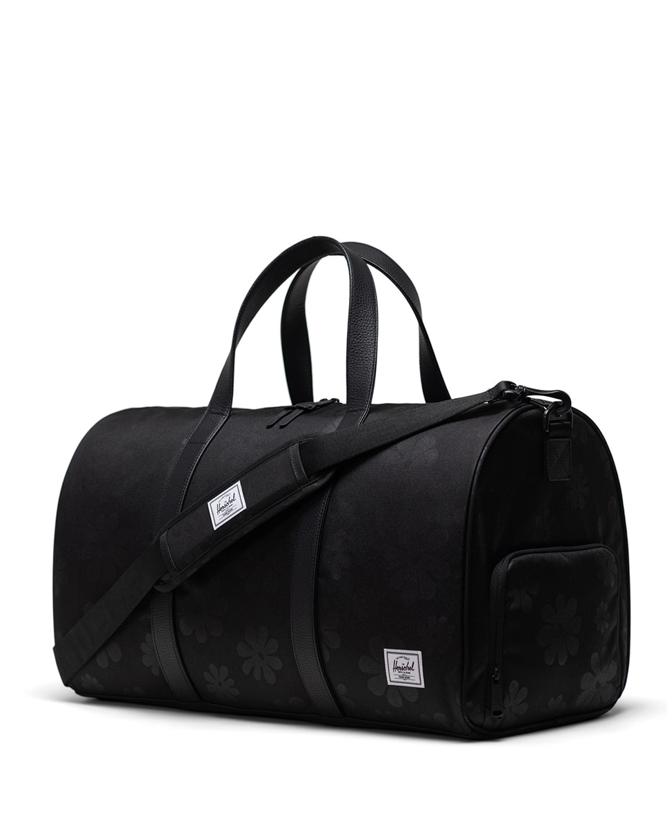 Bolsa de viaje hombre de 46 l de tejido reciclado negro con cremallera - Herschel - Negro Negro-3