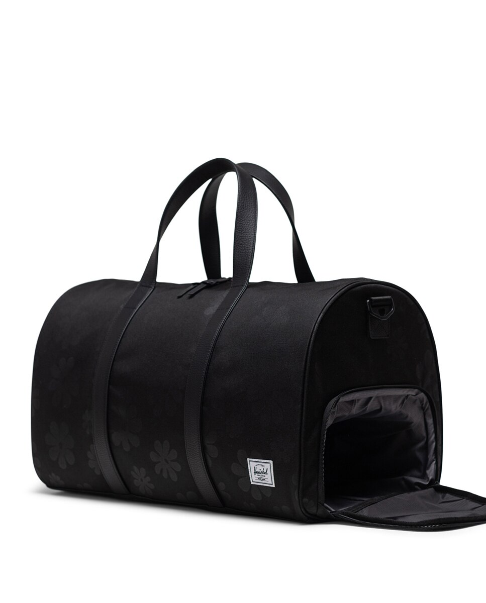 Bolsa de viaje hombre de 46 l de tejido reciclado negro con cremallera - Herschel - Negro Negro-2