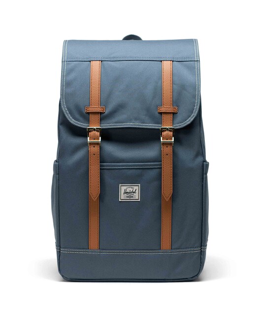 Imagen 0 de Mochila hombre ecológica azul de 23 l con funda para portátil