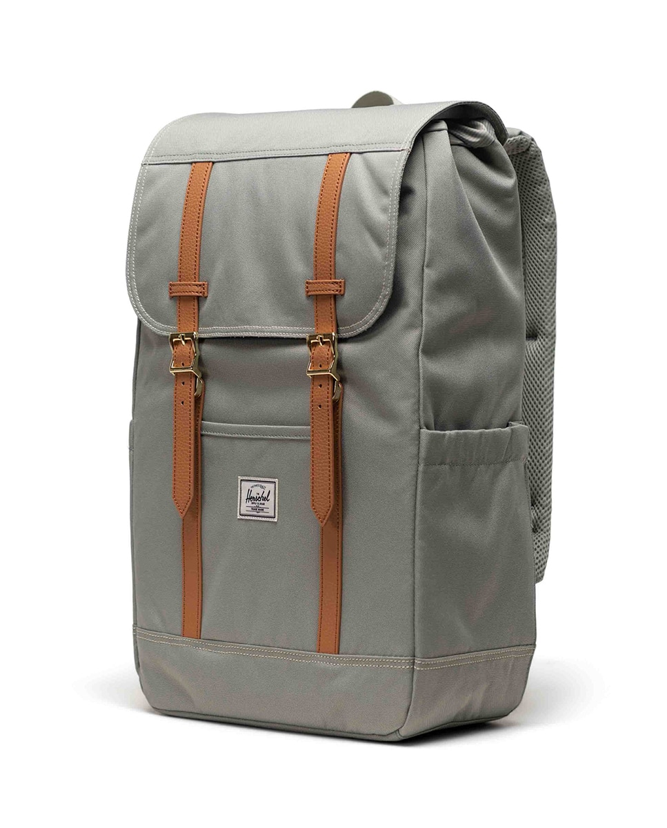 Mochila unisex herschel ecológica en tejido de 23 l con funda para portátil - Verde claro Verde claro-2