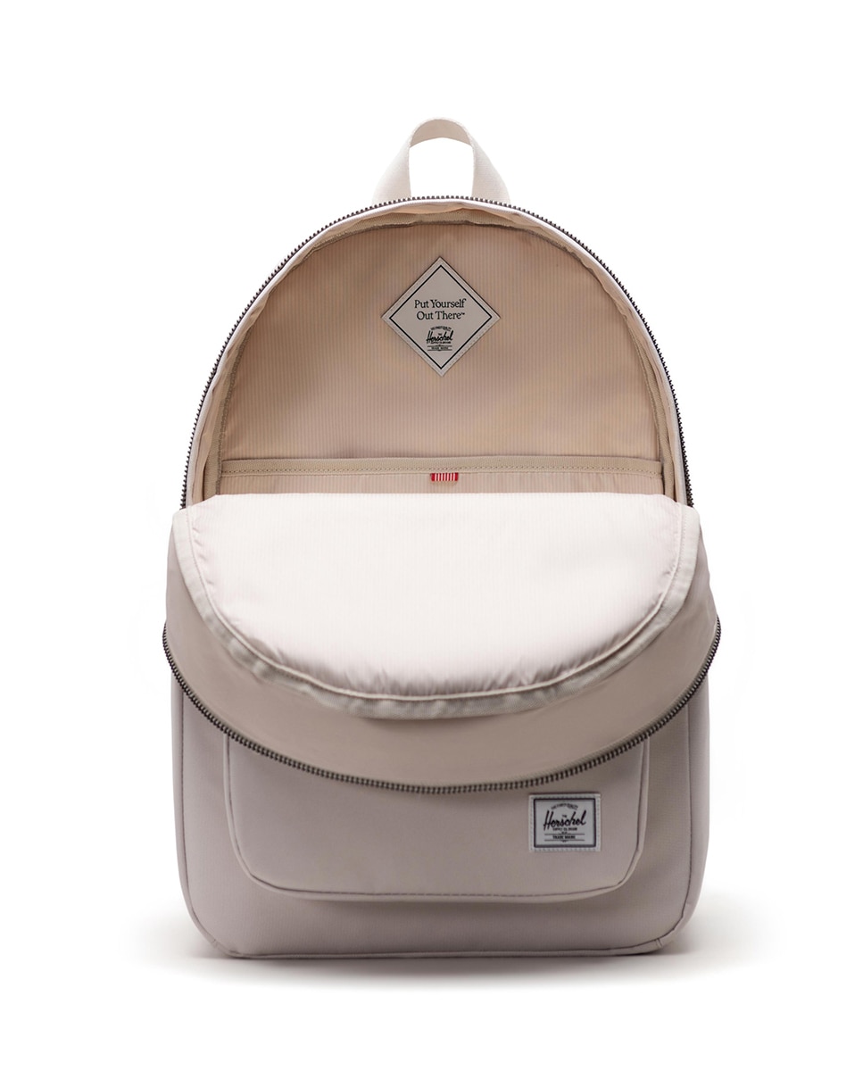 Mochila unisex herschel reciclada en tejido de 22 l con cremallera - Blanco Blanco-3