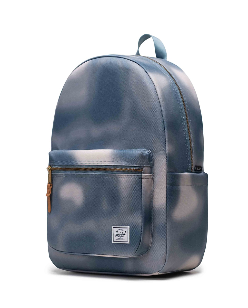 Mochila unisex herschel reciclada en tejido de 22 l con cremallera - Azul oscuro Azul oscuro-2