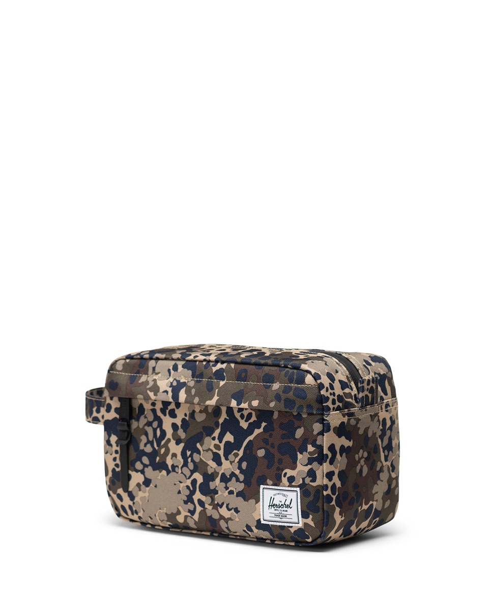 Neceser ecológico unisex herschel en tejido de 5 l con bolsillo delantero - Verde militar Verde militar-3