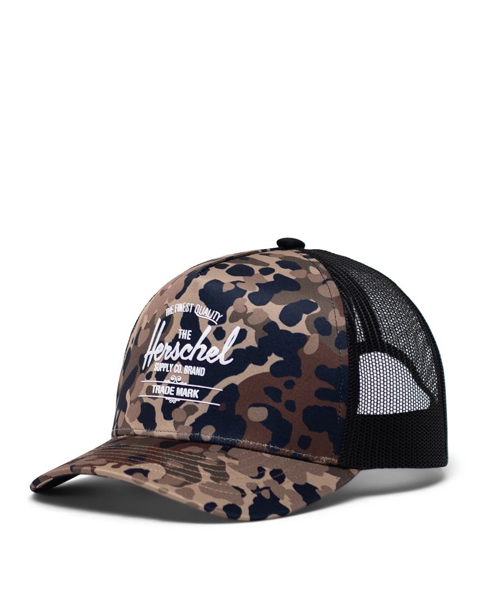 Gorra unisex herschel con rejilla transpirable trasera de copa alta - Verde militar Verde militar-1