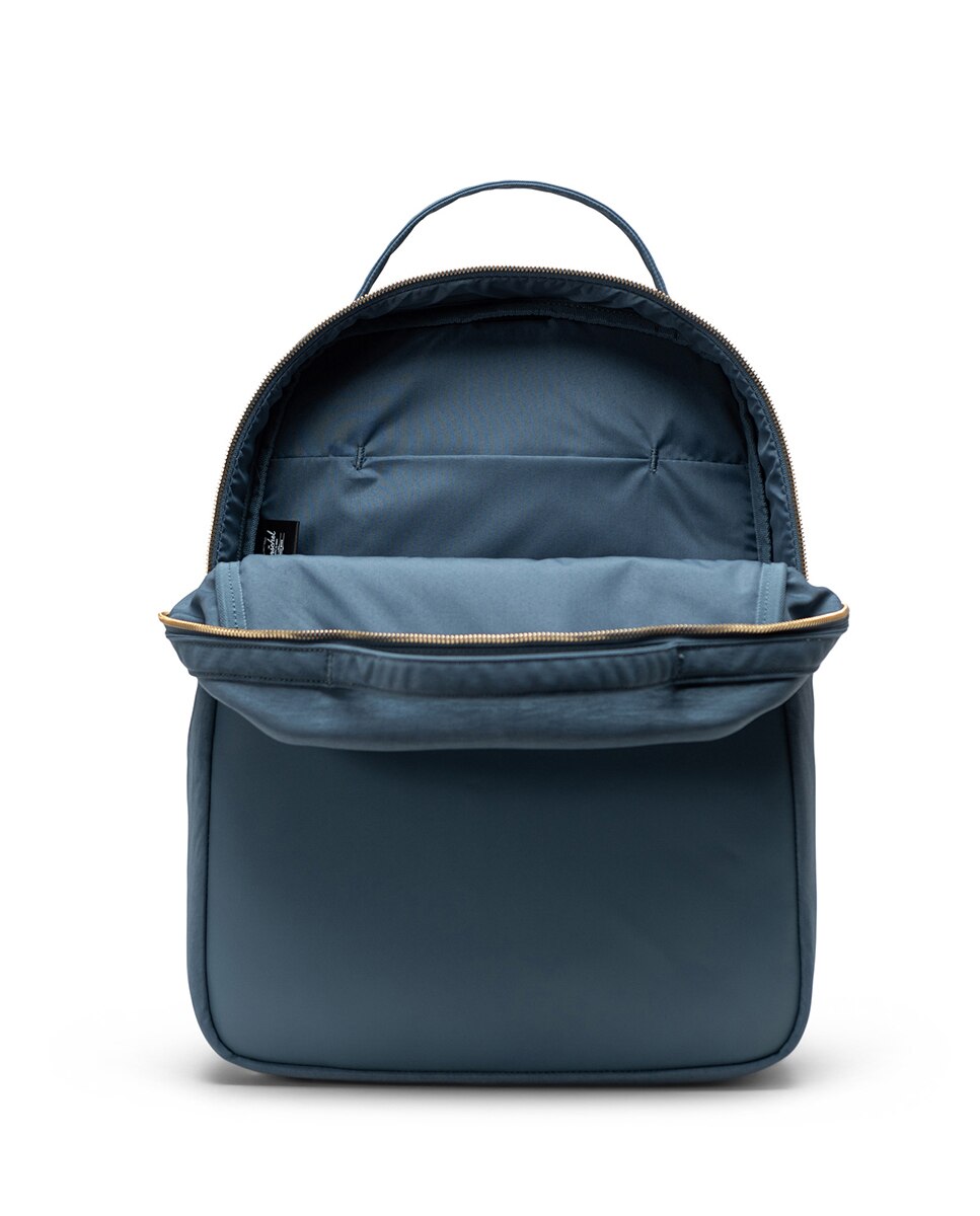 Mochila mujer 18,5 l combinado con piel en contraste - Herschel - Azul índigo Azul índigo-3