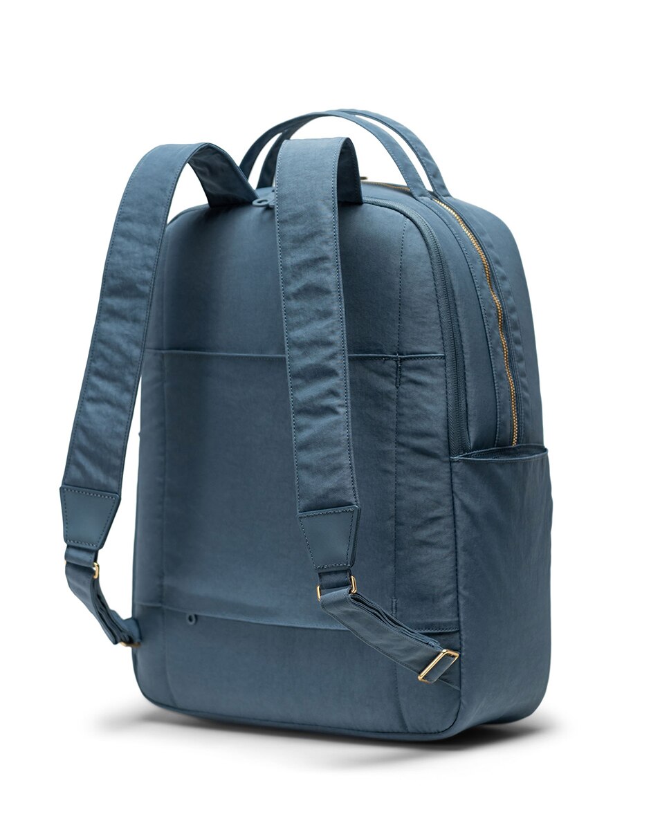 Mochila mujer 18,5 l combinado con piel en contraste - Herschel - Azul índigo Azul índigo-4