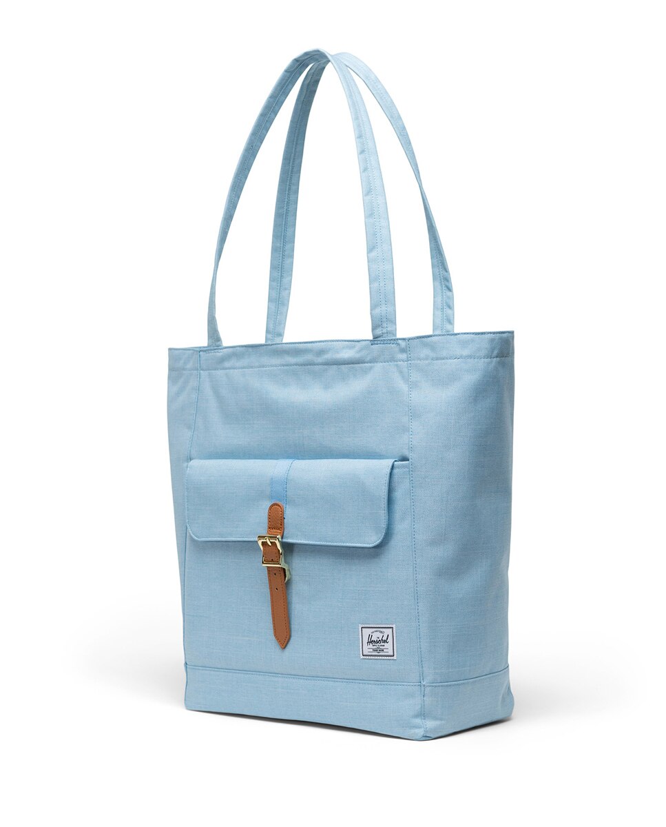 Bolso de hombro unisex herschel en tejido reciclado de 20 l - Azul claro Azul claro-3