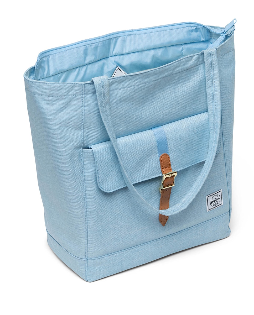 Bolso de hombro unisex herschel en tejido reciclado de 20 l - Azul claro Azul claro-2
