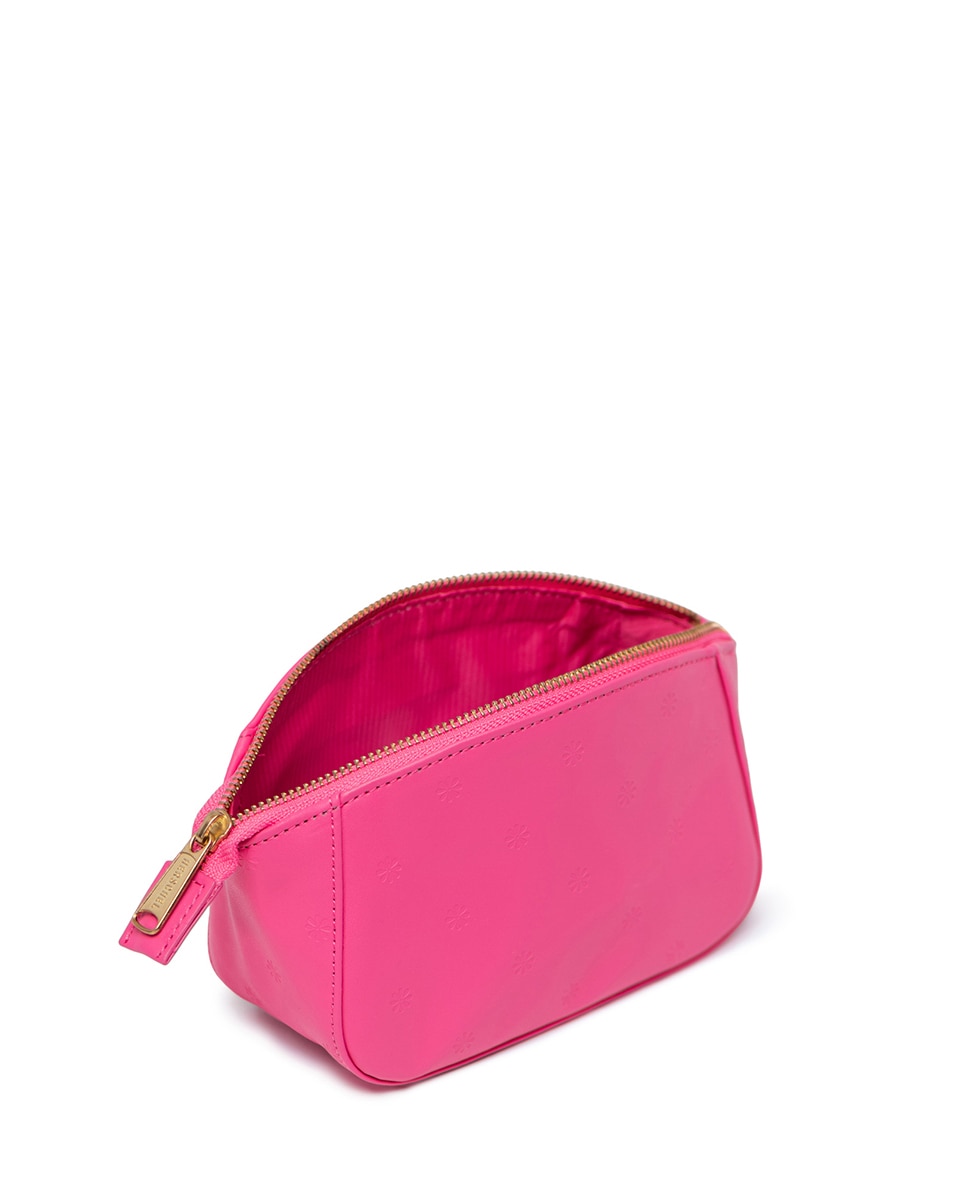 Neceser mujer herschel en piel vegana de 1 l con cremallera - Fucsia Fucsia-3