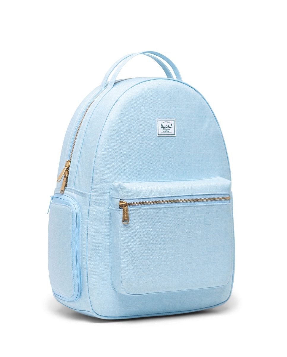 Mochila unisex herschel ecológica con cambiador de bebe en tejido de 18l - Azul denim Azul denim-4