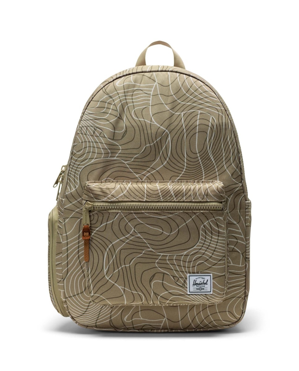 Mochila unisex herschel reciclada en tejido con cambiador de bebe de 22 l - Verde militar Verde militar-3