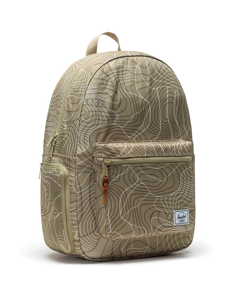 Mochila unisex herschel reciclada en tejido con cambiador de bebe de 22 l - Verde militar Verde militar-4