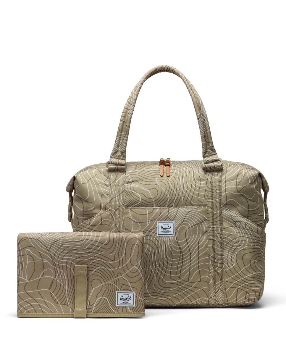 Bolsa unisex herschel ecológica en tejido de 29 l ampliables - Verde militar Verde militar-1