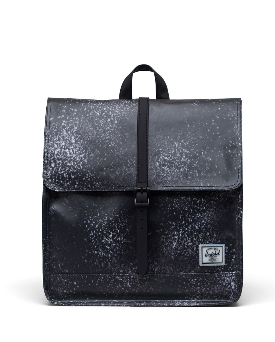 Mochila unisex herschel ecológica 14 l en material impermeable - Verde oscuro Negro-1