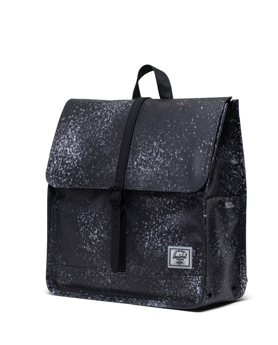 Mochila unisex herschel ecológica 14 l en material impermeable - Verde oscuro Negro-2