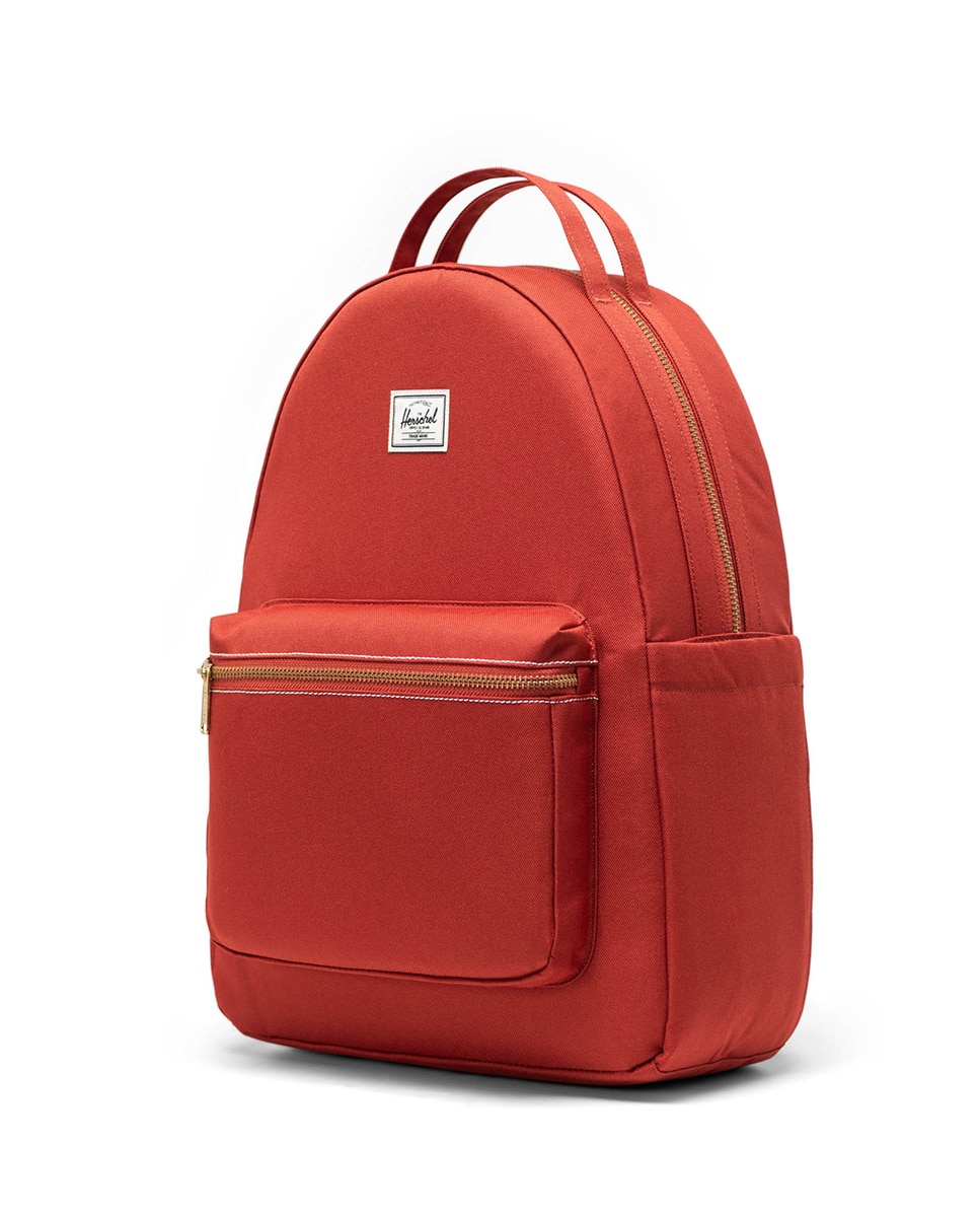 Mochila mujer herschel ecológica en tejido 18 l con bolsillo delantero - Rojo Rojo-2