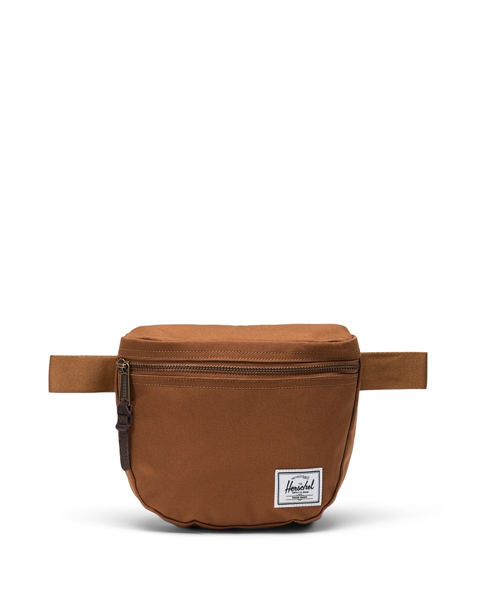 Riñonera unisex herschel reciclada en tejido de 2 l con cremallera - Marrón claro Marrón claro-1