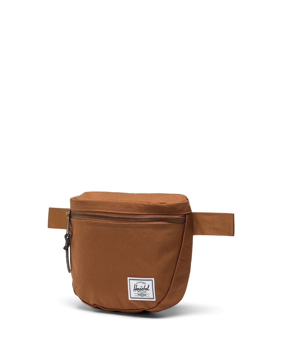 Riñonera unisex herschel reciclada en tejido de 2 l con cremallera - Marrón claro Marrón claro-2