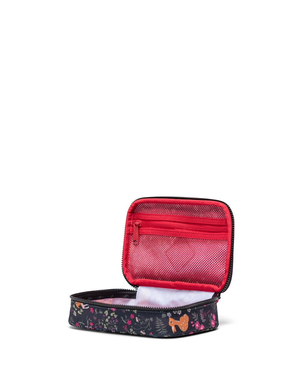 Estuche ecológico unisex herschel cuadrado en tejido - Negro Negro-3