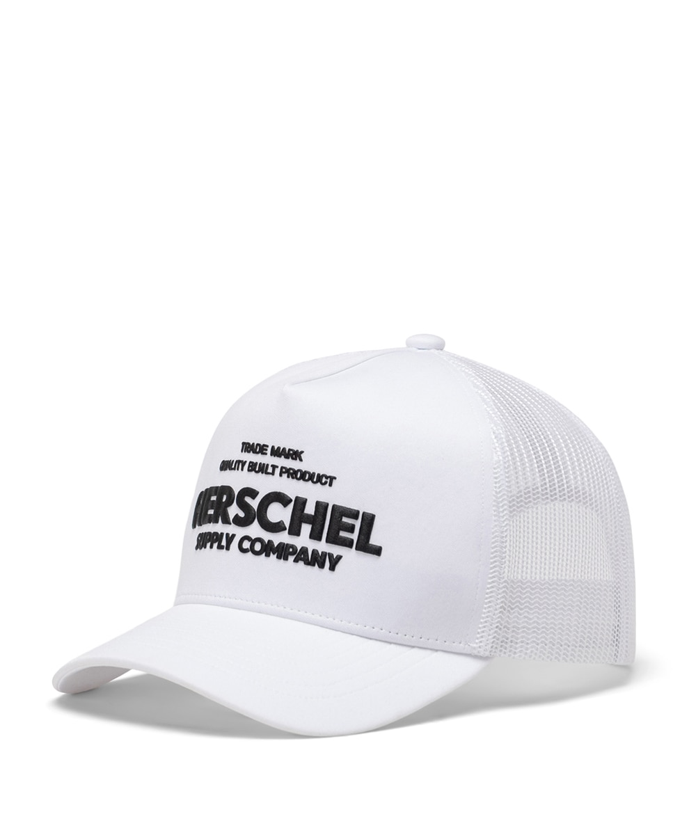 Gorra unisex herschel con rejilla de copa alta - Blanco Blanco-1