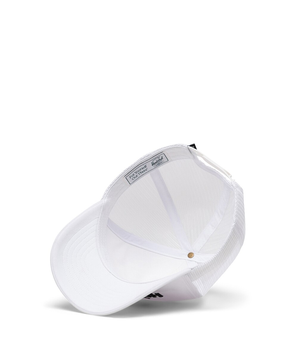 Gorra unisex herschel con rejilla de copa alta - Blanco Blanco-2