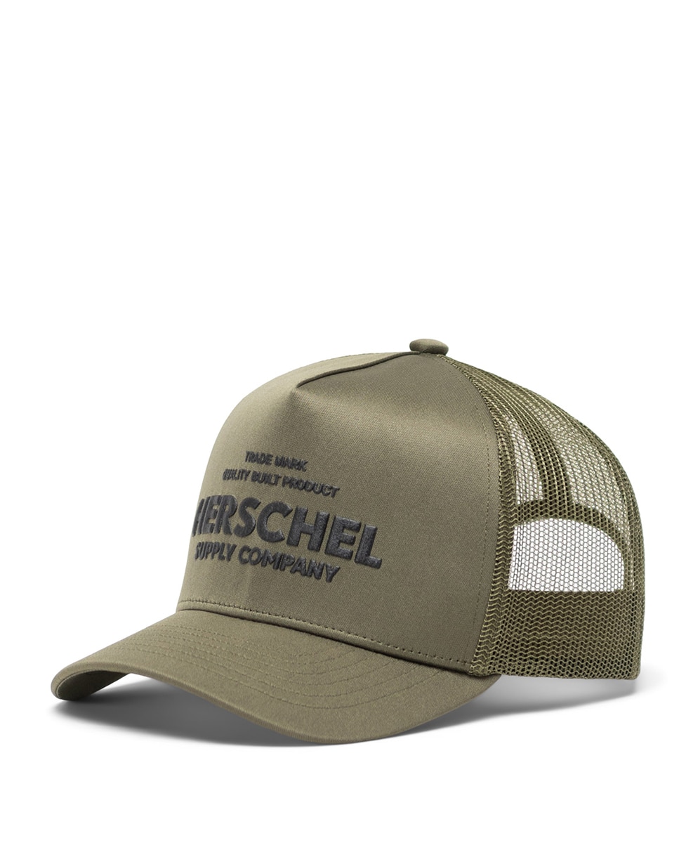 Gorra unisex herschel con rejilla de copa alta - Verde militar Verde militar-1