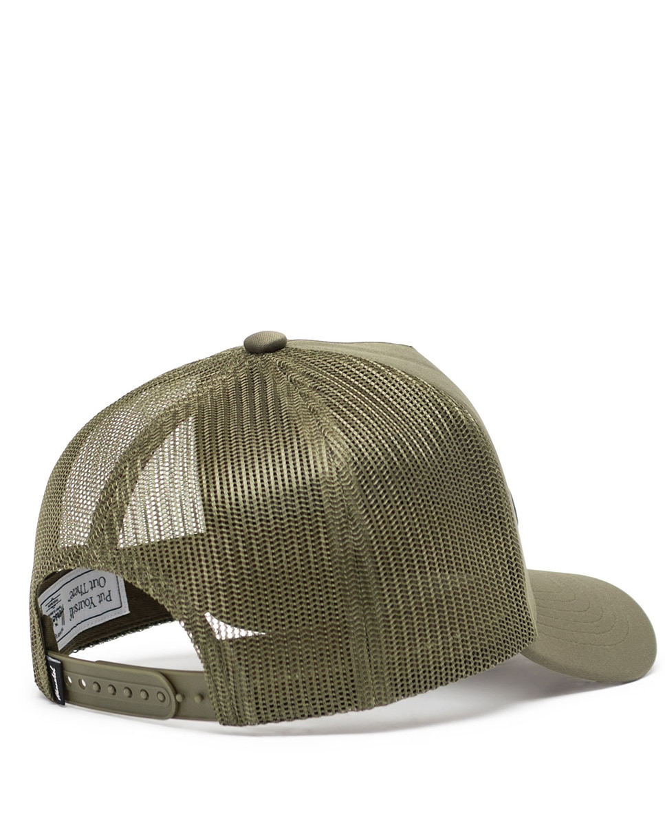 Gorra unisex herschel con rejilla de copa alta - Verde militar Verde militar-3