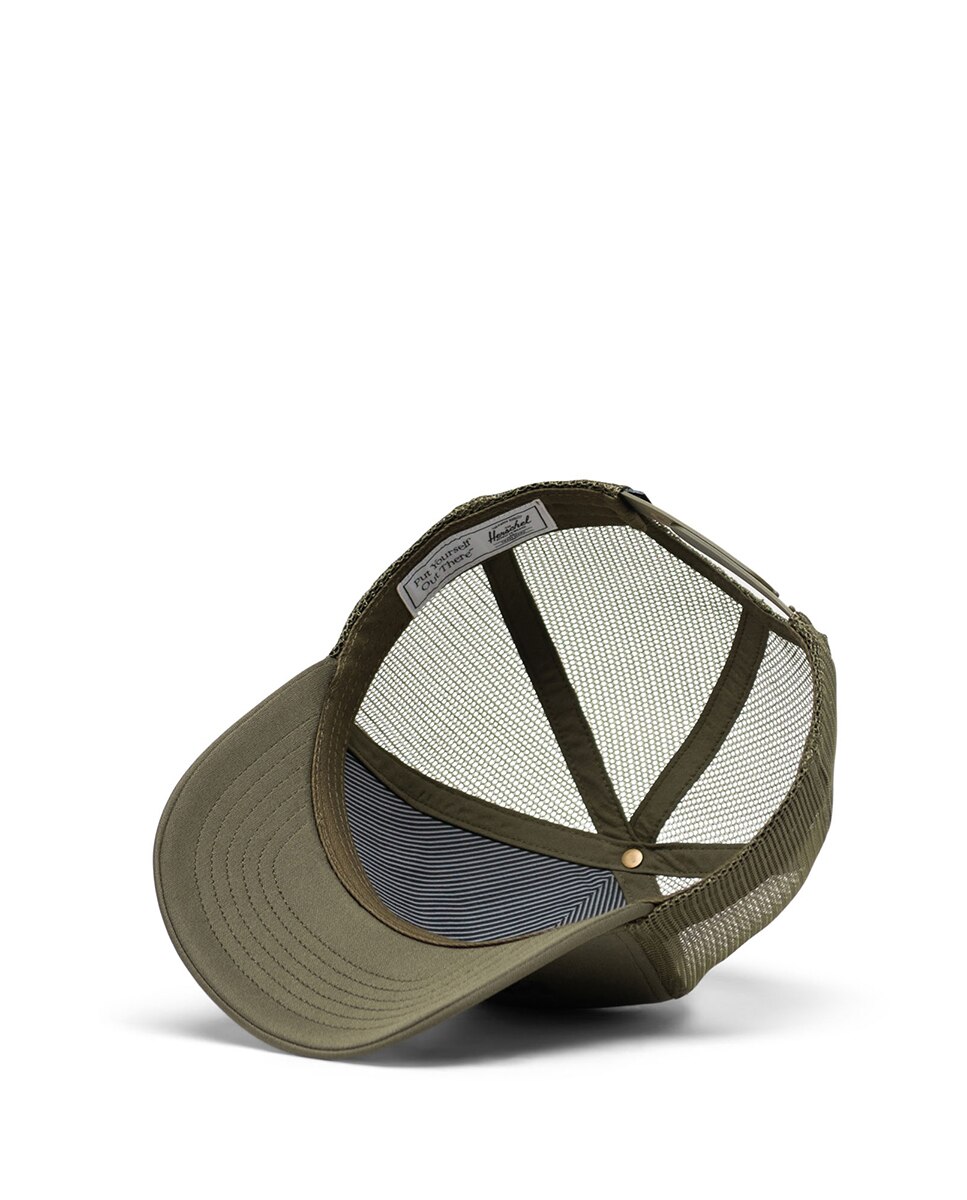 Gorra unisex herschel con rejilla de copa alta - Verde militar Verde militar-2