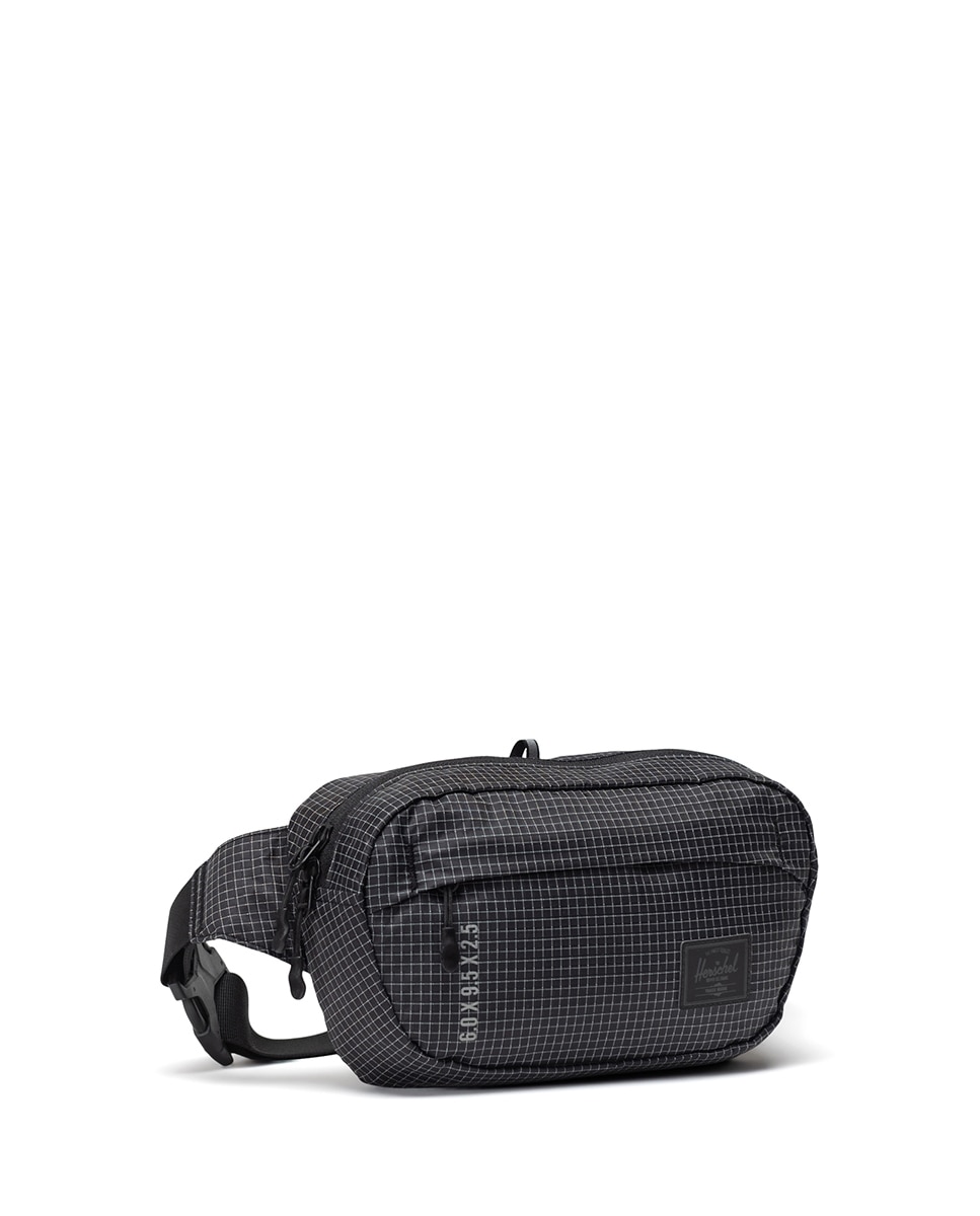 Riñonera unisex herschel ecológica de 2 l ultraligera - Negro / Blanco Negro / Blanco-3