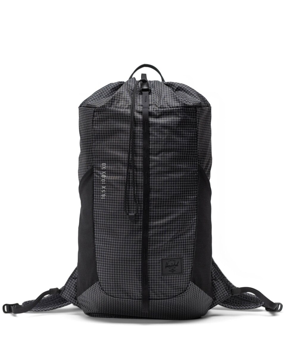 Mochila unisex herschel ecológica ultraligera de 14 l - Negro / Blanco Negro / Blanco-1