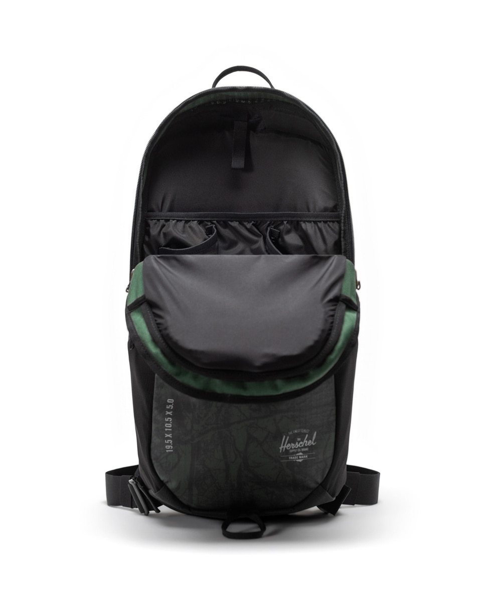 Mochila unisex herschel ecológica de 17 l superresistente - Verde oscuro Verde oscuro-3