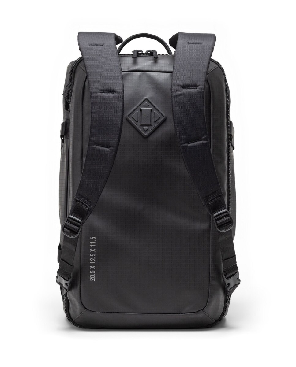Bolsa de viaje unisex herschel ecológica de 41 l superresistente - Negro Negro-3