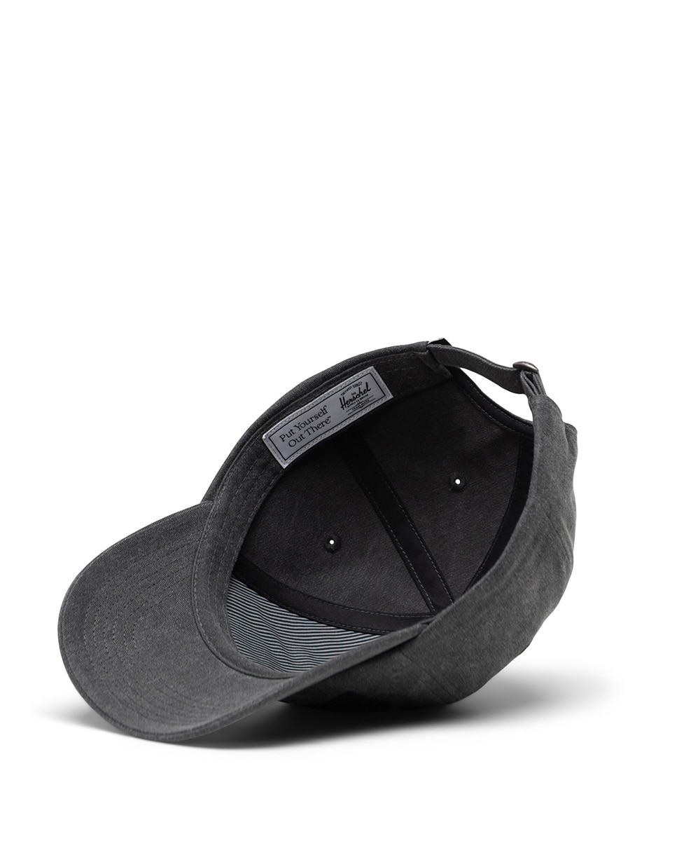Gorra unisex herschel en tejido de algodón - Negro Negro-2