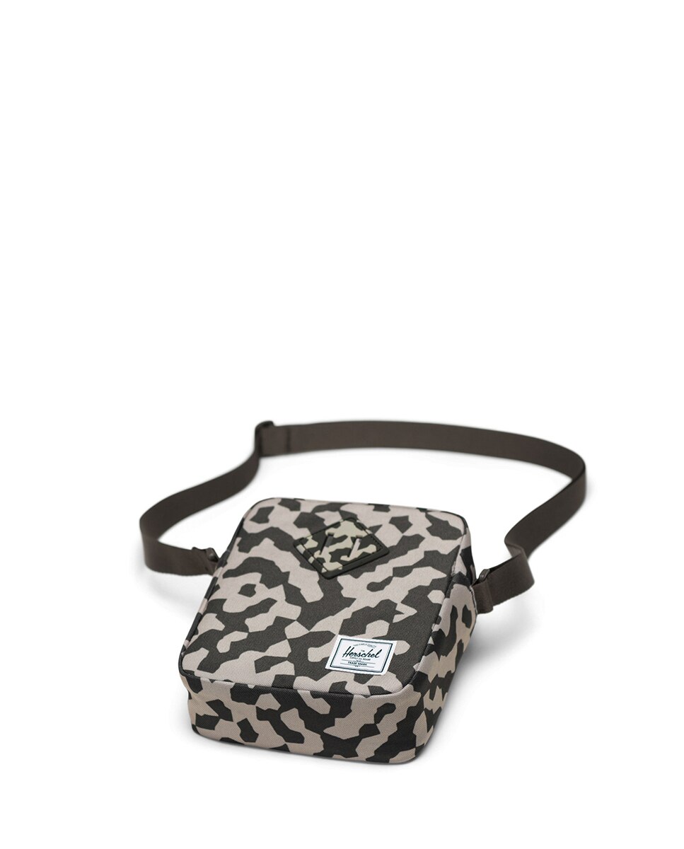 Bandolera unisex herschel ecológica en tejido 2 l y medio con cremallera y bolsillo interno - Marrón oscuro Marrón oscuro-2