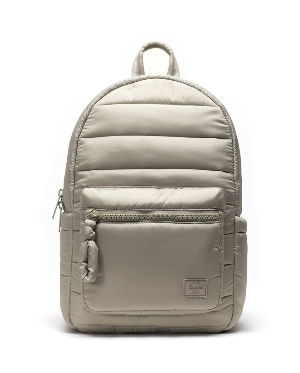 Mochila mujer herschel ecológica en tejido acolchado 22 l con cremallera - Beige Beige-1