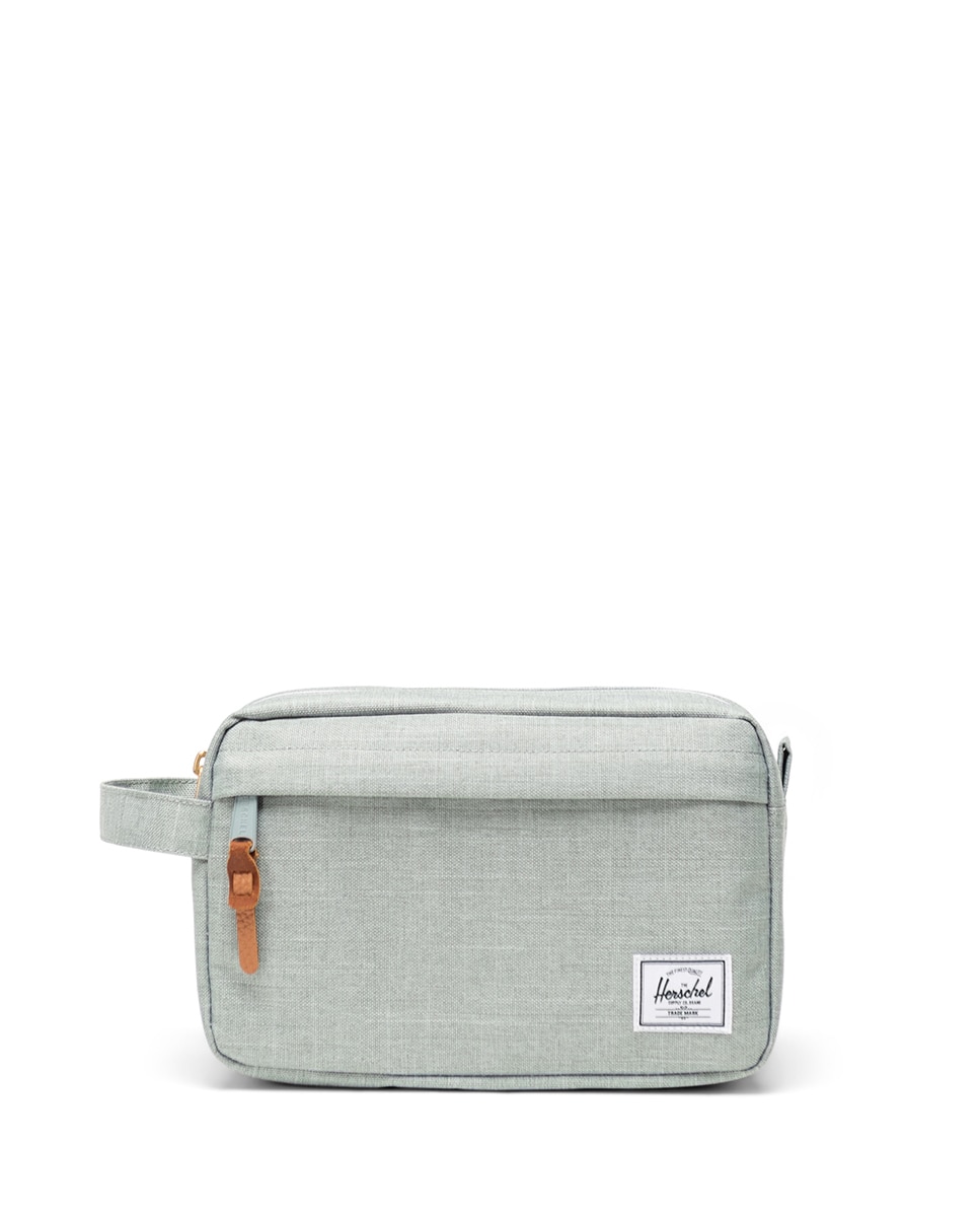 Neceser ecológico unisex herschel en tejido de 5 l con bolsillo delantero - Verde claro Verde claro-1