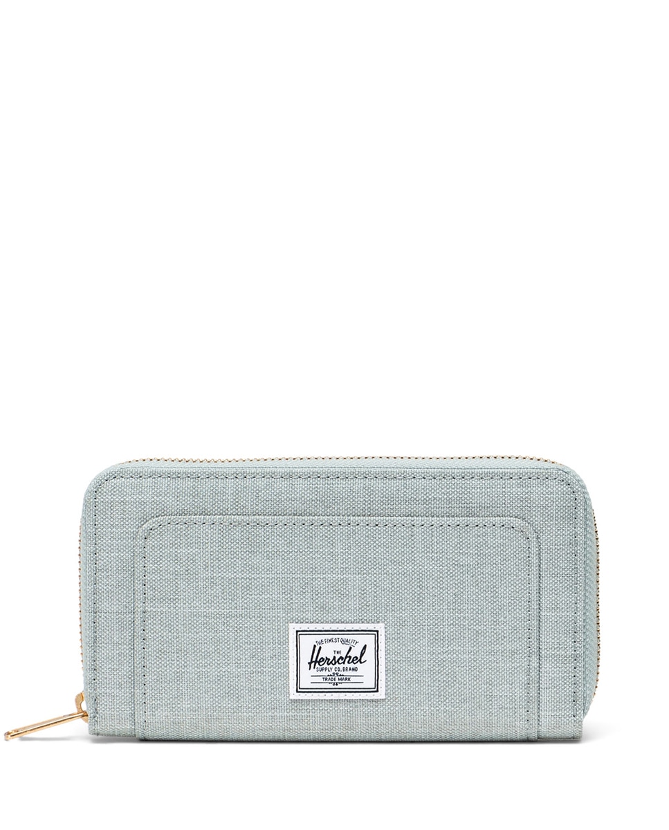 Monedero mujer herschel ecológico en tejido con cremallera - Verde claro Verde claro-1