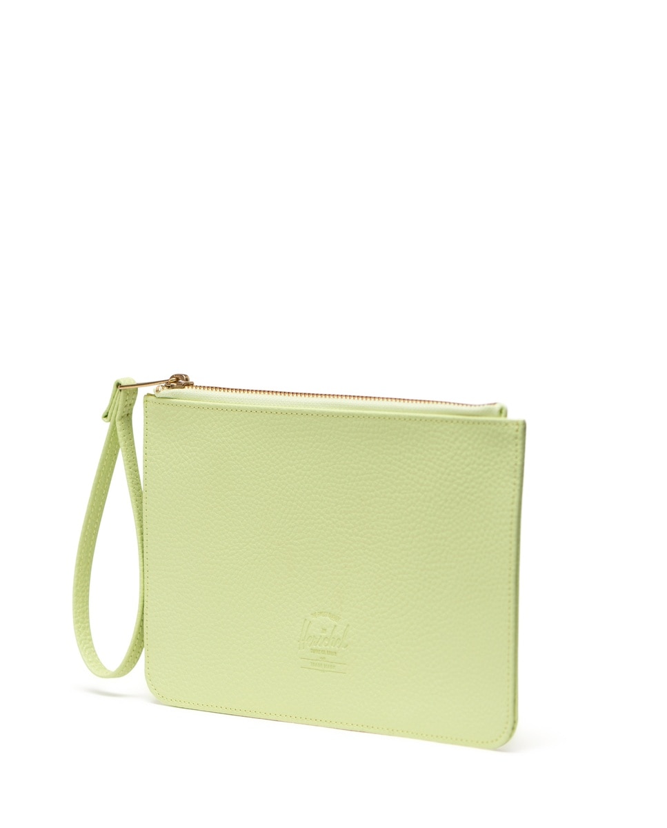 Neceser plano mujer herschel en piel vegana con cremallera - Amarillo Amarillo-2