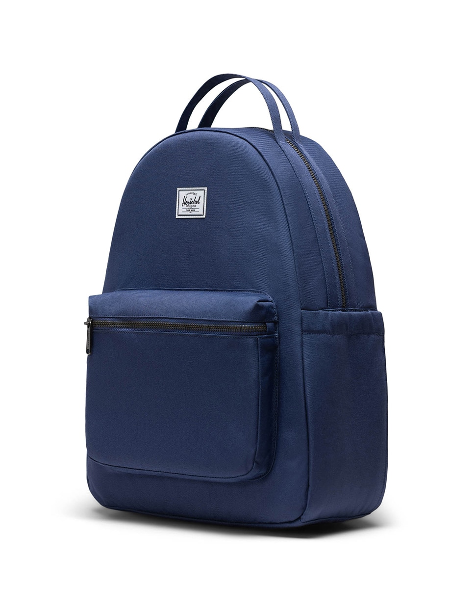 Mochila mujer ecológica azul 18 l con bolsillo delantero con cremallera - Herschel - Azul Azul-2