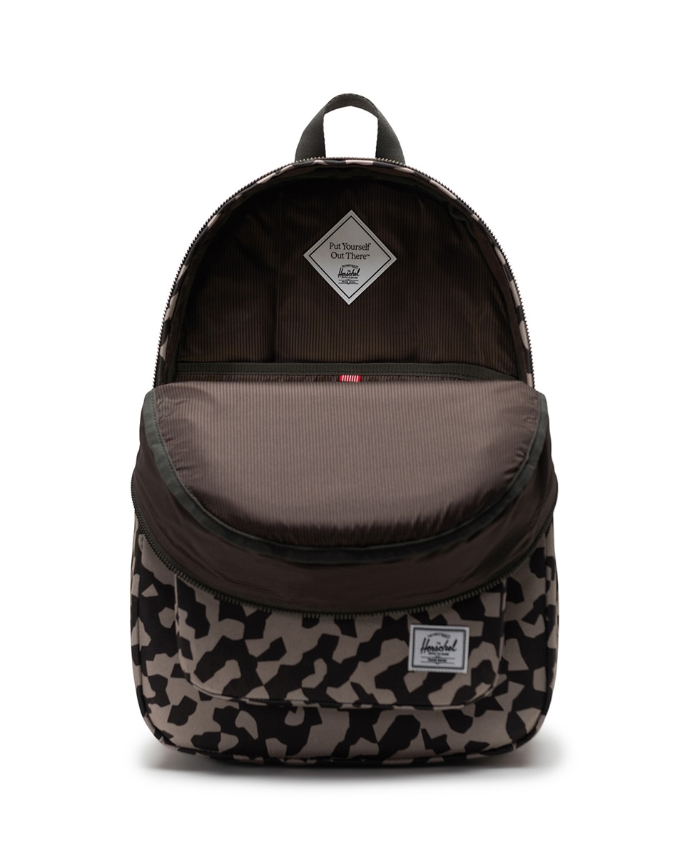 Mochila unisex herschel reciclada en tejido de 22 l con cremallera - Marrón oscuro Marrón oscuro-4