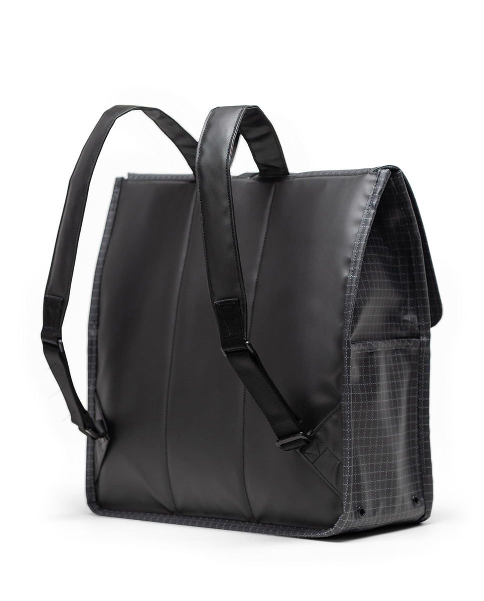 Mochila unisex herschel ecológica 14 l en material impermeable - Negro / Blanco Negro / Blanco-4