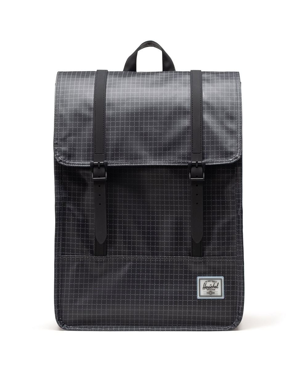 Mochila unisex herschel ecológica 17 l en material impermeable - Negro / Blanco Negro / Blanco-1