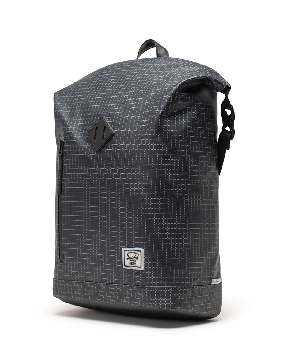 Mochila unisex herschel ecológica de 23 l en material impermeable - Negro / Blanco Negro / Blanco-2
