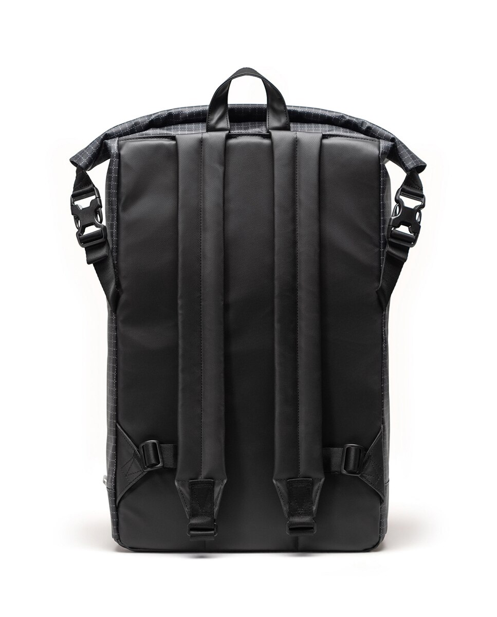 Mochila unisex herschel ecológica de 23 l en material impermeable - Negro / Blanco Negro / Blanco-4