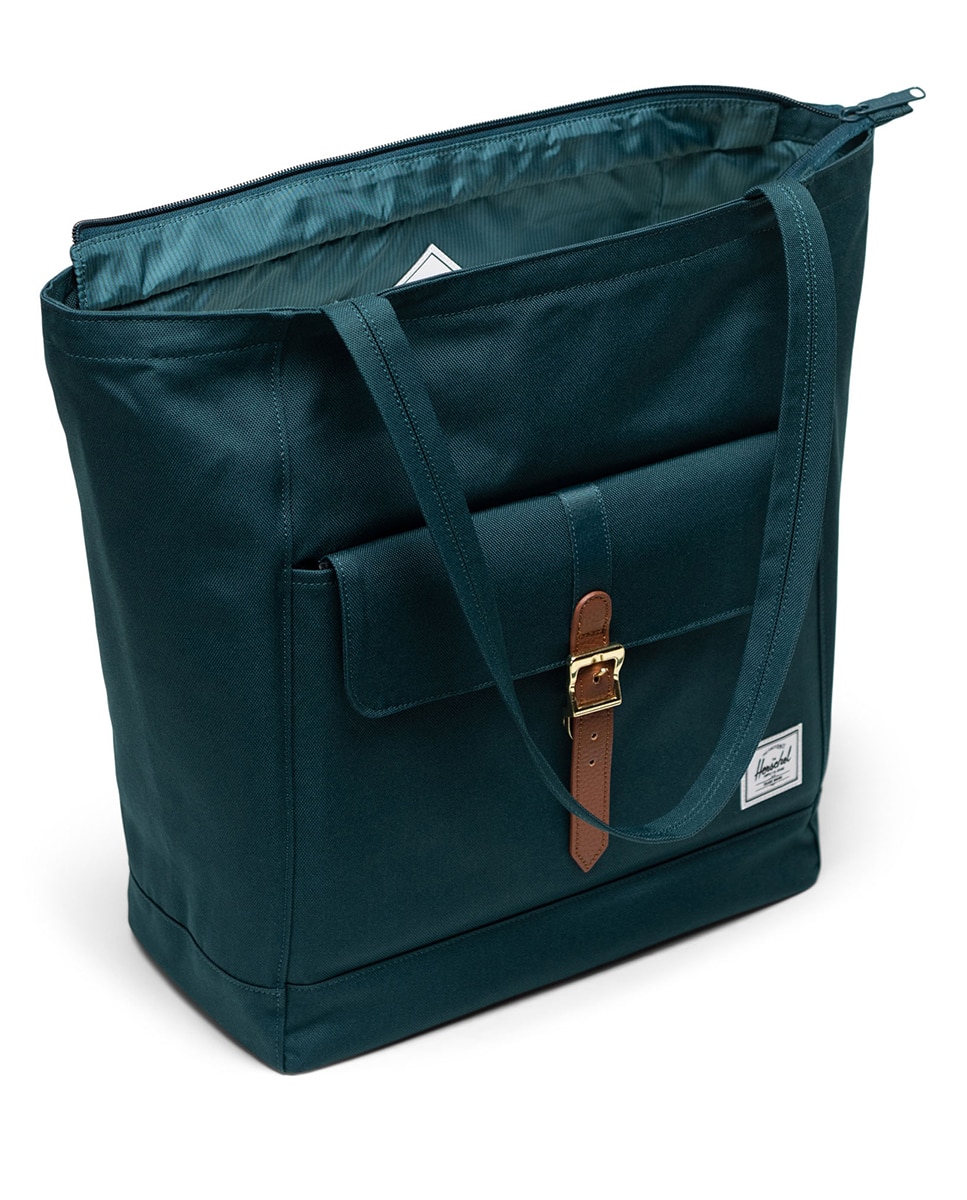 Bolso de hombro unisex herschel en tejido reciclado de 20 l - Verde oscuro Verde oscuro-2