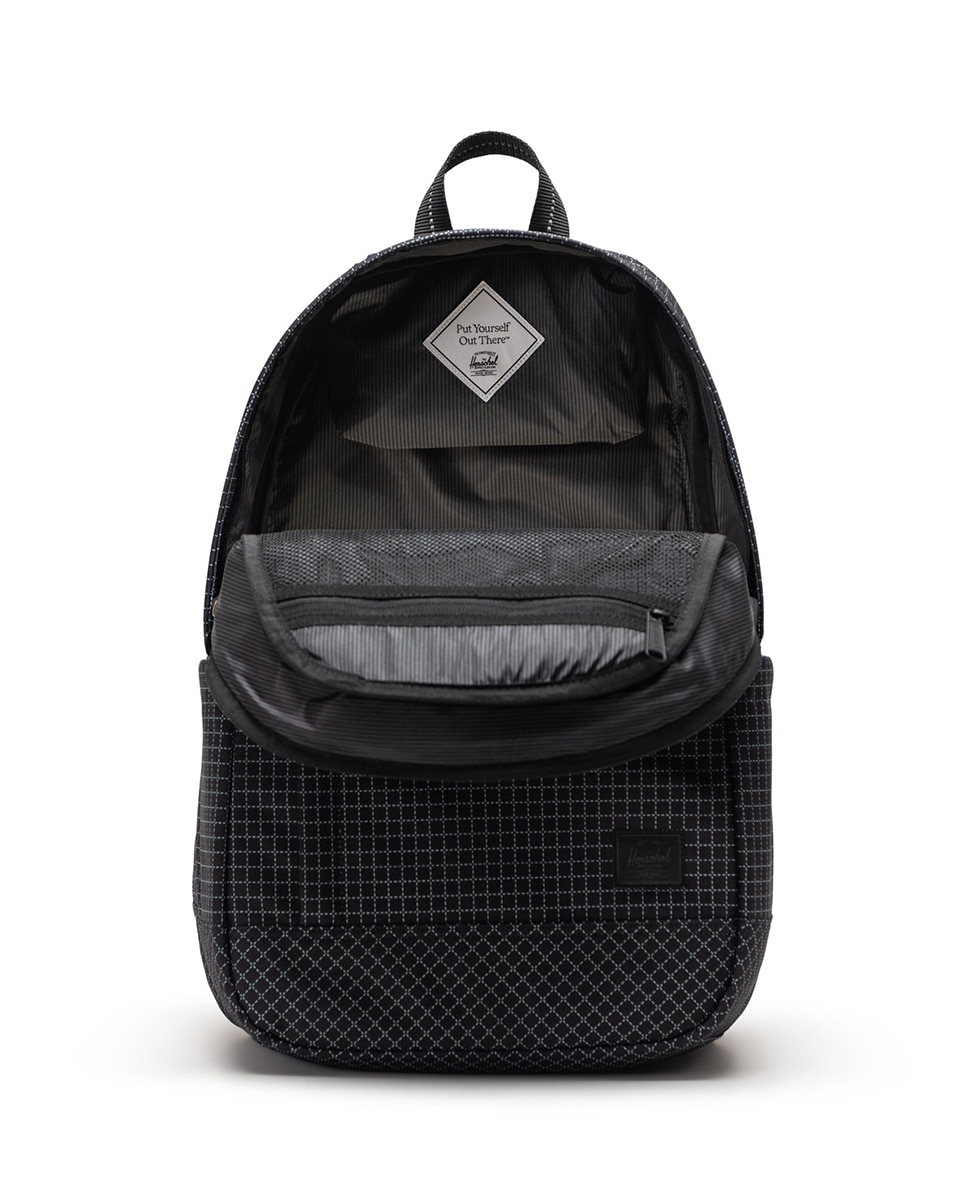 Mochila unisex herschel reciclada en tejido de 26 l - Negro / Blanco Negro / Blanco-4